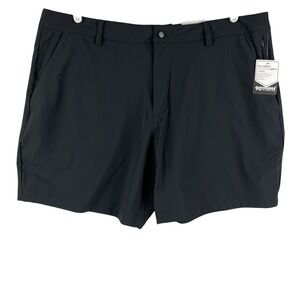 90' Degree BY Reflex Men's Black Four Way Stretch 7" Hillcrest Short Sz XXL NWT
